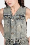  Áo Croptop Jeans Không Tay - FWBL26SS14C-J 