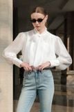  Áo Blouse Cột Nơ - FWBL26SS24D 