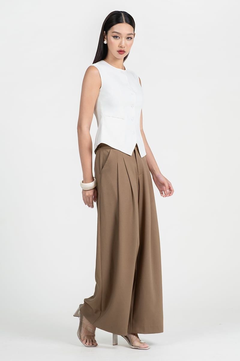  Quần Tây Nữ Ống Rộng - FWDP25FH02C 