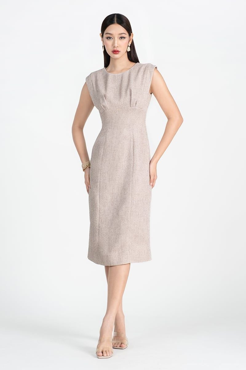  Đầm Không Tay Dáng Suông – FWDR25FH14C 