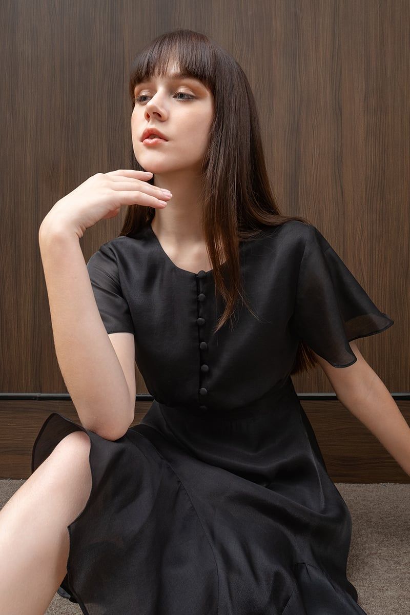  Đầm Nữ Tay Cánh Tiên FWDR25FH20C 