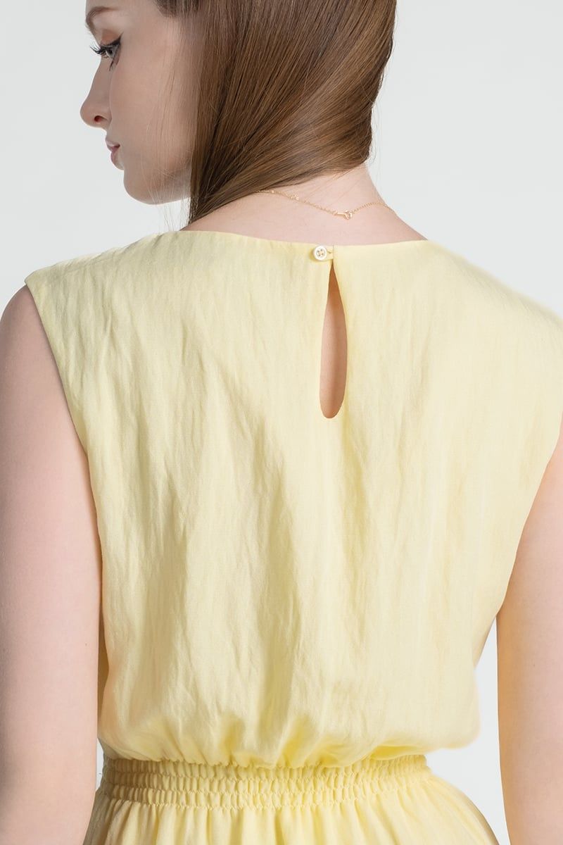  Đầm Maxi Dáng Dài Nhún Eo – FWDR25FH21C 