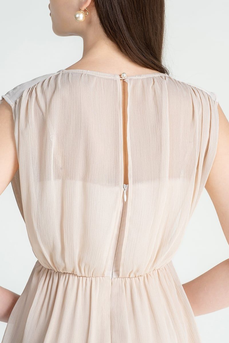  Đầm Voan Bất Đối Xứng – FWDR25SS13G 