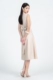  Đầm Sơ Mi Dáng Midi Thắt Eo – FWDR25SS27C 