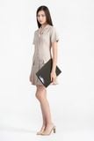  Đầm chữ A cổ bẻ - FWDR26SS04C 