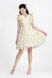  Đầm Xoè Hoạ Tiết - FWDR26SS11C 