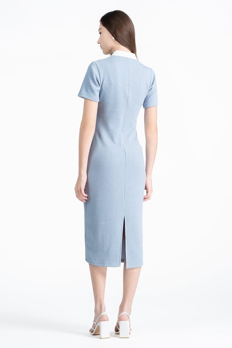 Đầm Thun Cổ Polo Tay Ngắn – FWDR26SS16C 