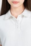  Đầm Polo Vải Waffle Cổ Viền Sò FWDR26SS17C 