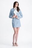  Áo Khoác Hoạ Tiết Ca Rô Dáng Ngắn - FWJK26SS02D 