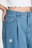  Jeans Baggy Thêu Hoa Tinh Tế - FWJN25FH02C 
