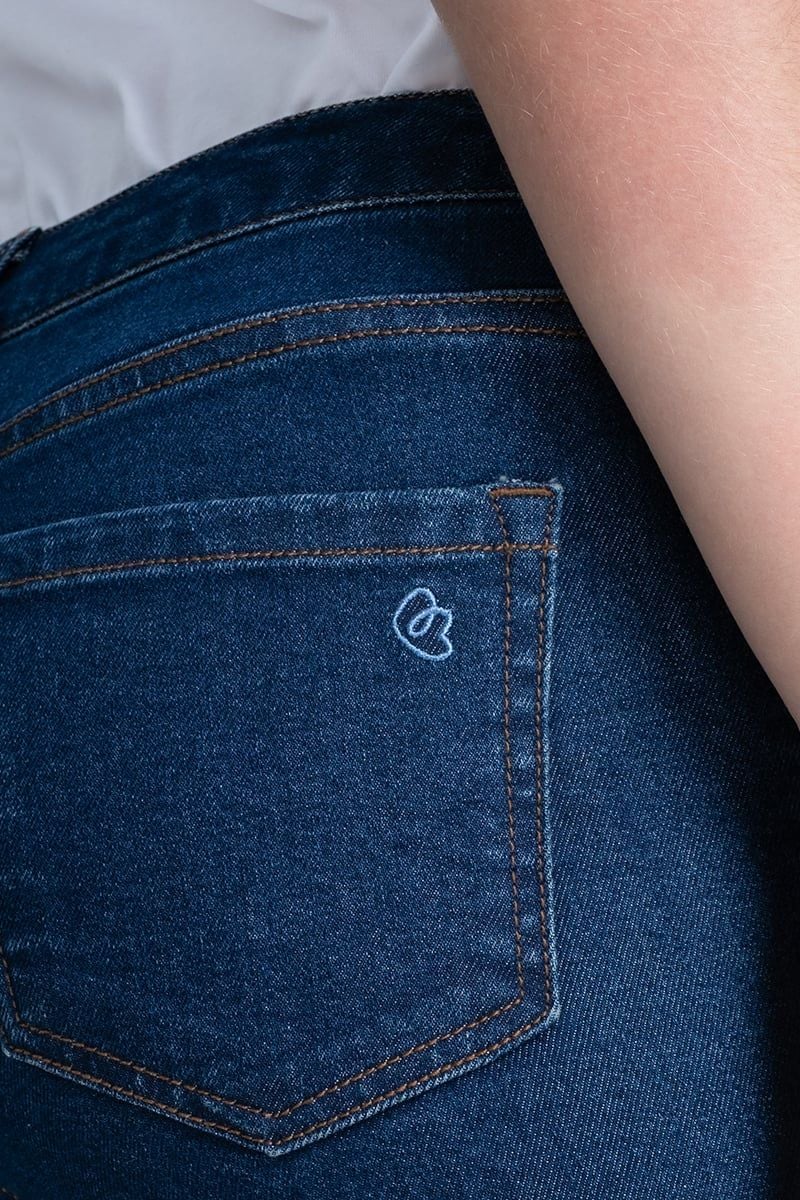 Quần Jeans Skinny Xanh Đậm FWJN25SS11C 
