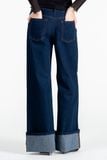  Quần Jeans Ống Rộng Lai Lật - FWJN26SS01D 