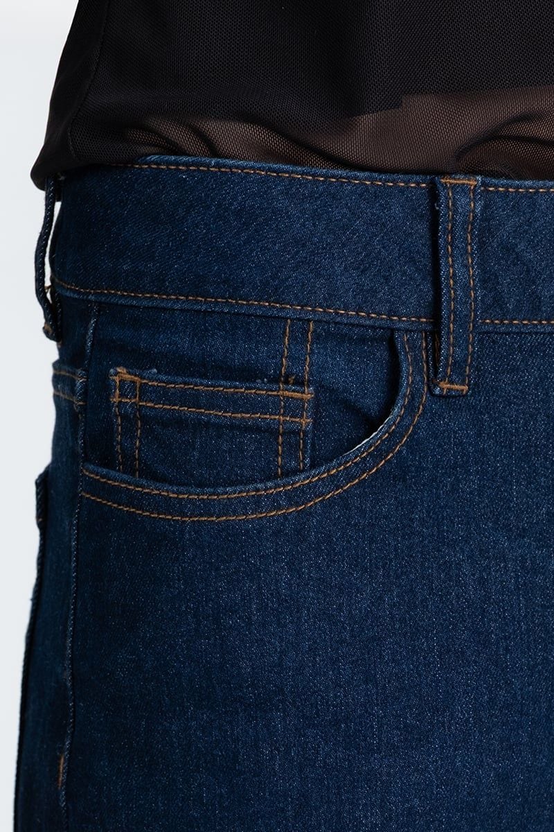  Quần Jeans Ống Rộng Lai Lật - FWJN26SS01D 