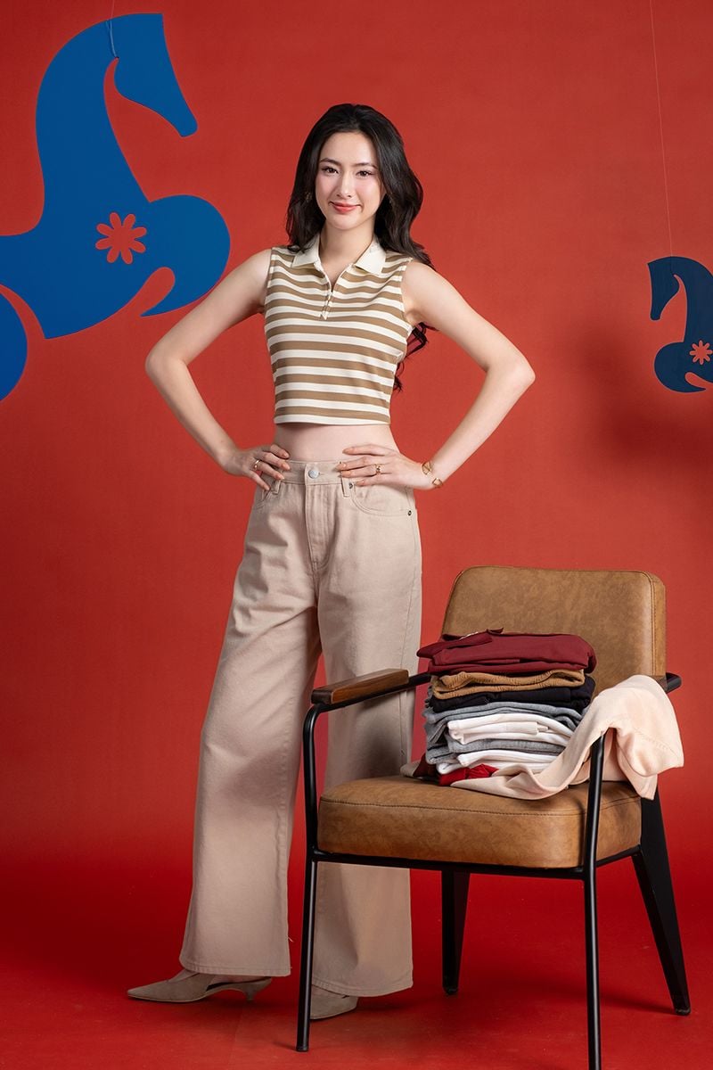  Quần Jeans Nữ Straight Fit – FWJN26SS07C 