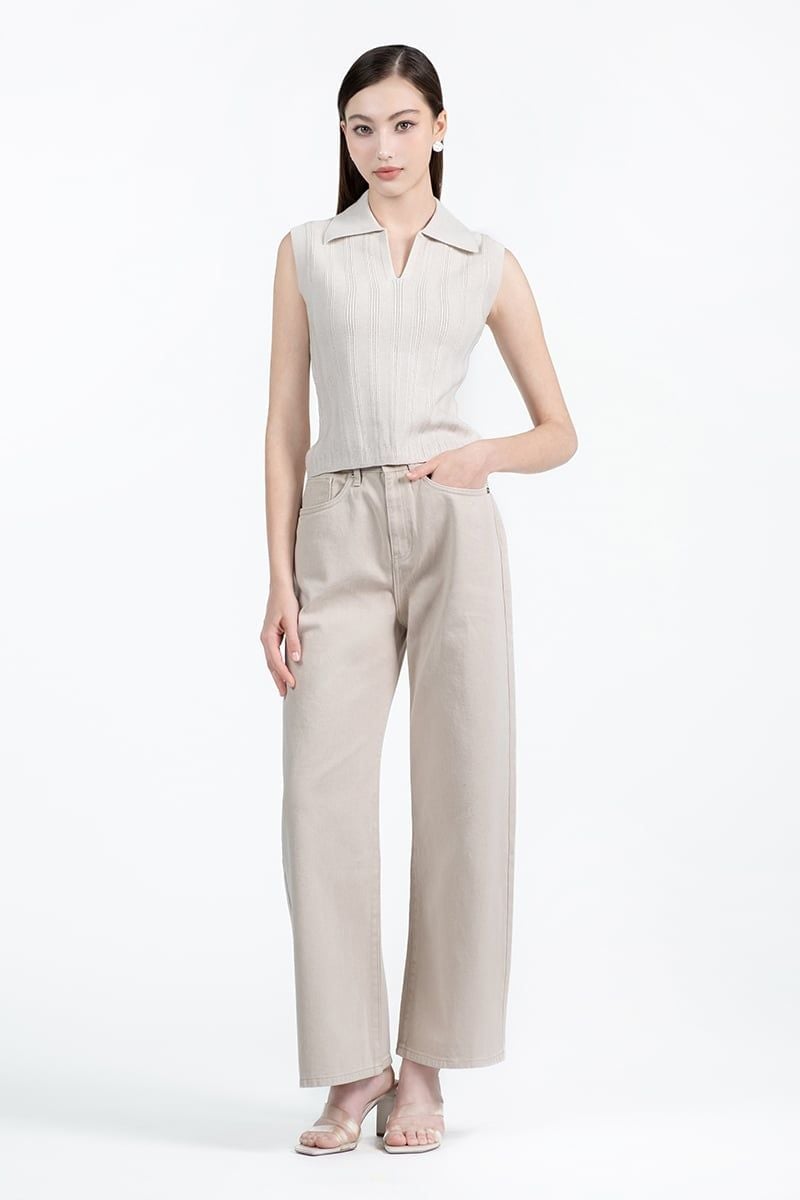  Quần Jeans Nữ Straight Fit – FWJN26SS07C 