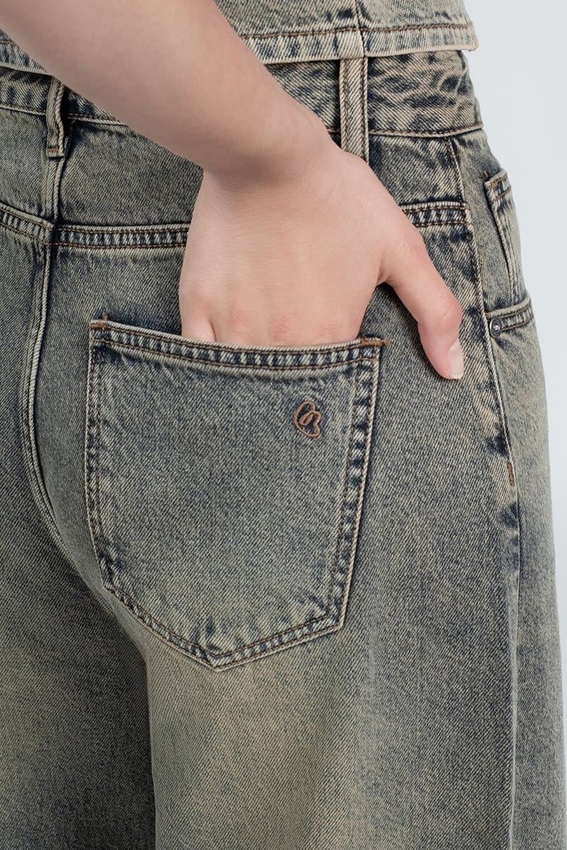  Quần Jeans Wash - FWJN26SS09C 