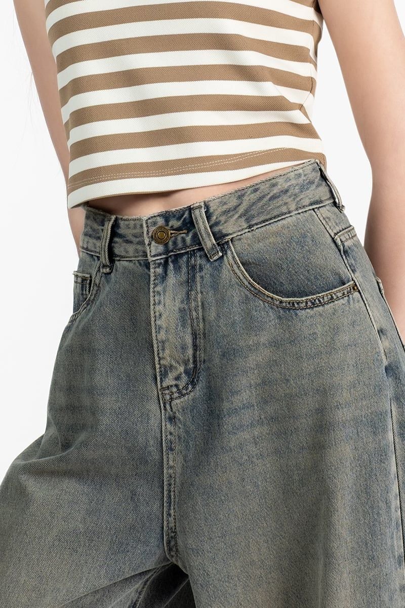  Quần Jeans Wash - FWJN26SS09C 