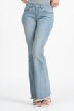 Quần Jeans Ống Loe Gấu Tua Rua FWJN26SS16D 