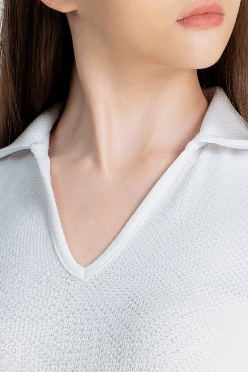  Áo Polo Cổ V – FWKS25SS02G 