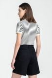  Áo Thun Polo Nữ Kẻ Sọc FWKS25SS07C 