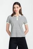  Áo Thun Polo Nữ Kẻ Sọc FWKS25SS07C 