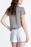  Áo Polo Dệt Lỗ Tay Ngắn - FWKS26SS11D 