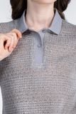  Áo Polo Dệt Lỗ Tay Ngắn - FWKS26SS11D 