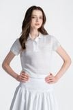  Áo Polo Dệt Lỗ Tay Ngắn - FWKS26SS11D 