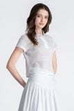  Áo Polo Dệt Lỗ Tay Ngắn - FWKS26SS11D 
