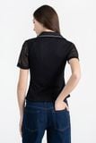  Áo Thun Phối Tay Xuyên Thấu FWKS26SS12D 