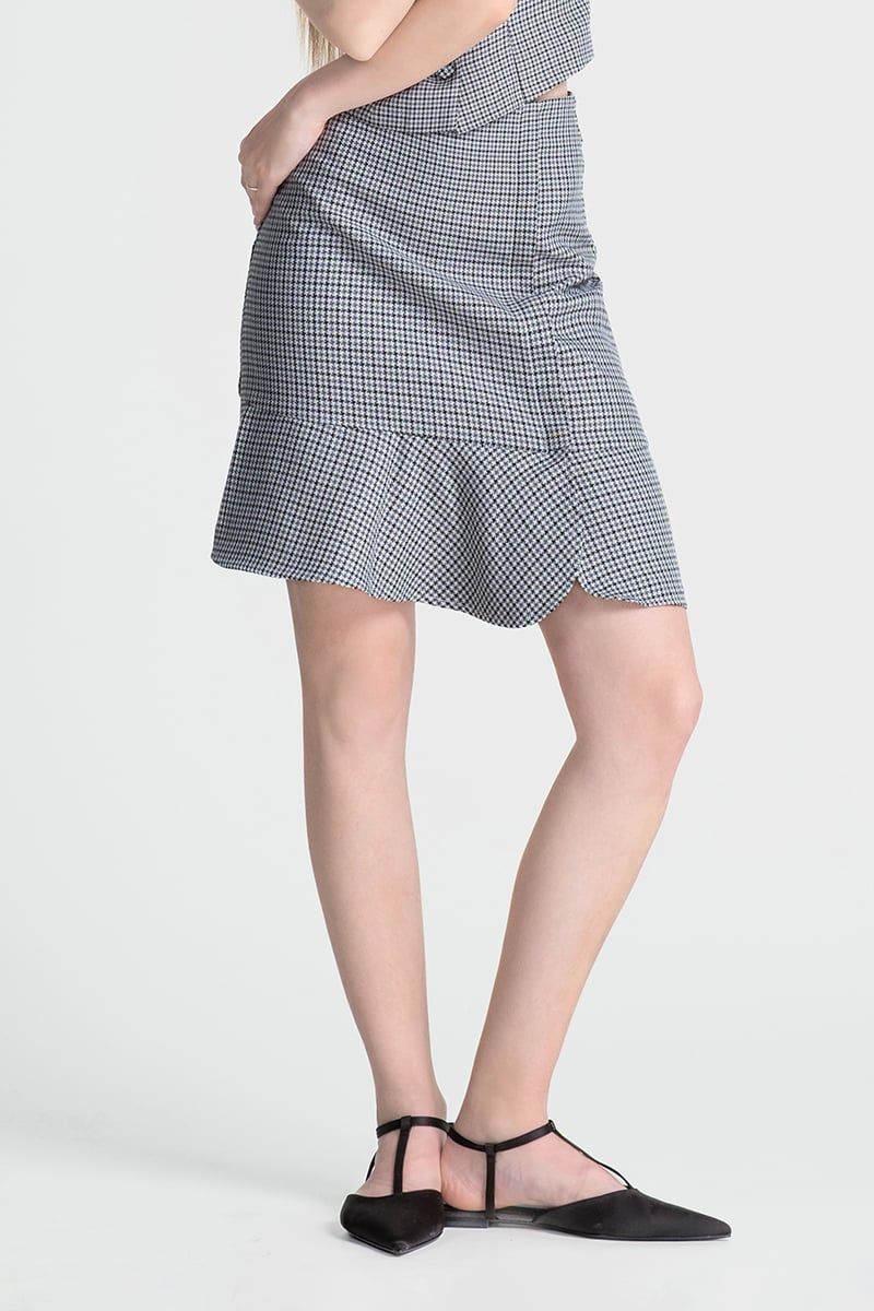  Chân Váy Houndstooth FWSK25FH04G 