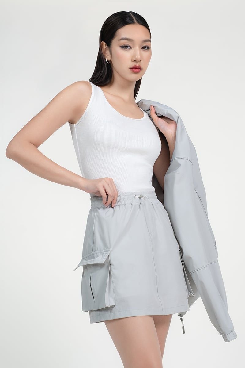  Chân Váy Dáng Ngắn Túi Hộp – FWSK25FH11C 