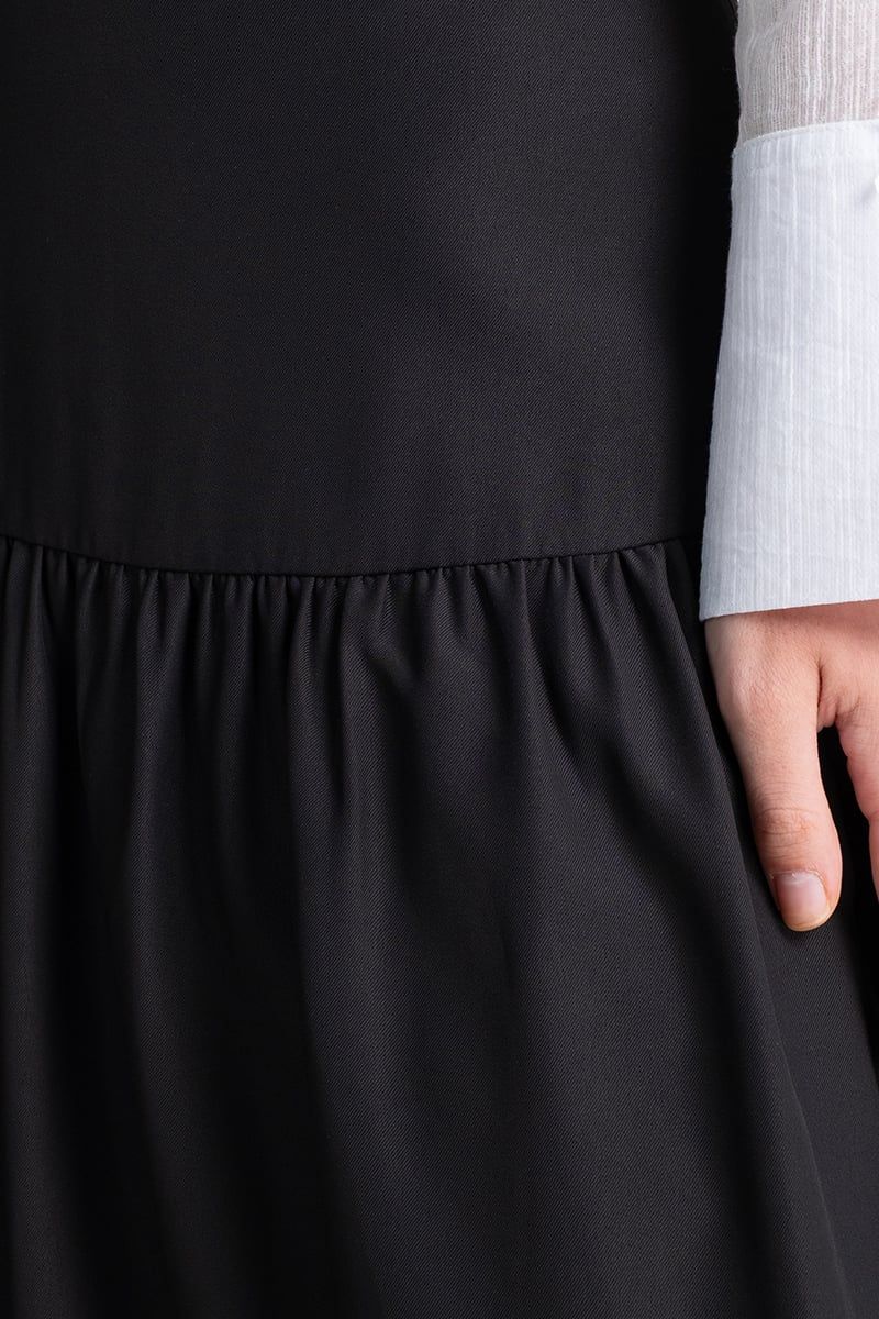  Chân Váy Midi Xếp Nhún FWSK25SS09C 