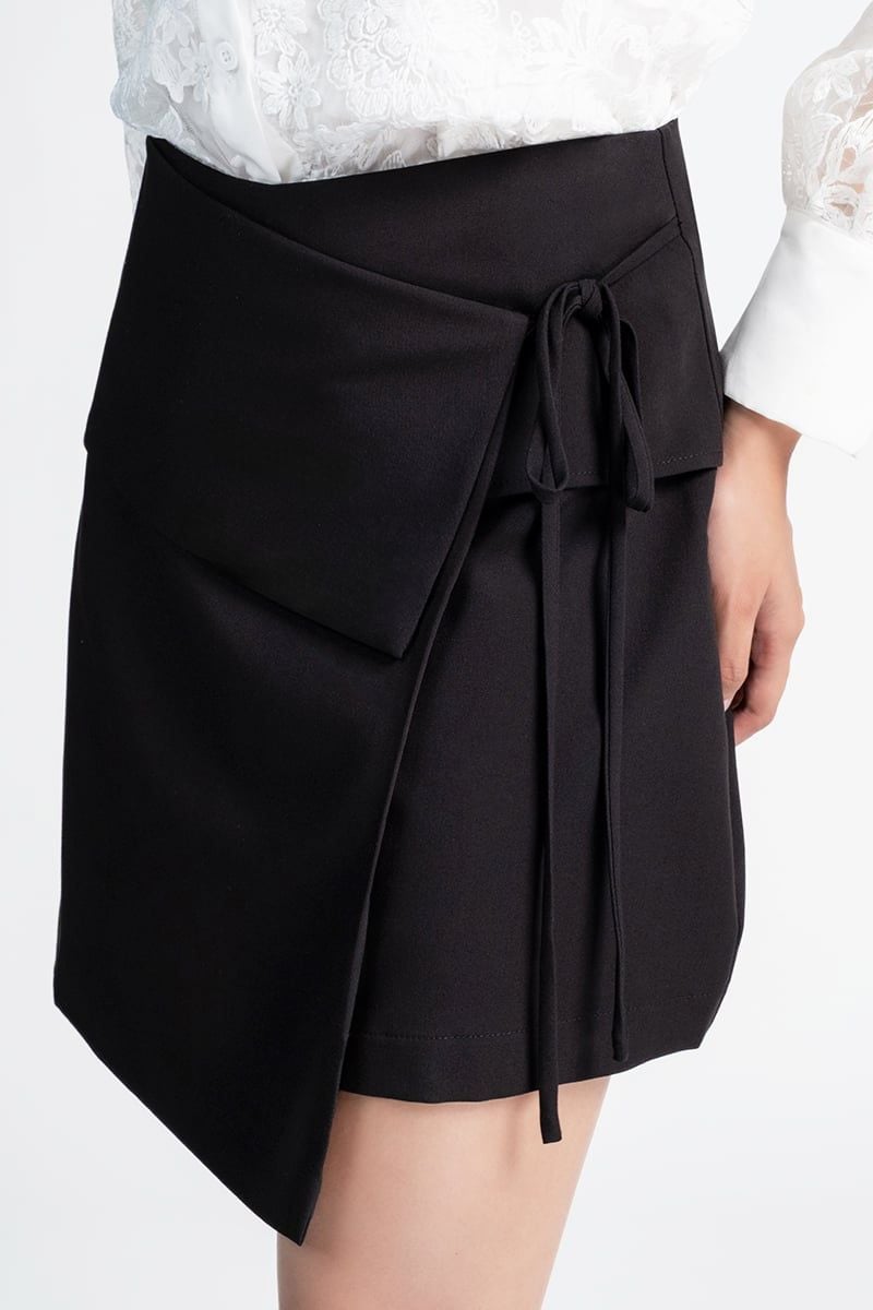  Chân Váy Wrap Mini – FWSK25SS11G 