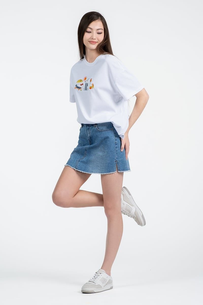  Chân Váy Jeans Ngắn Cá Tính – FWSK26SS05D-J 