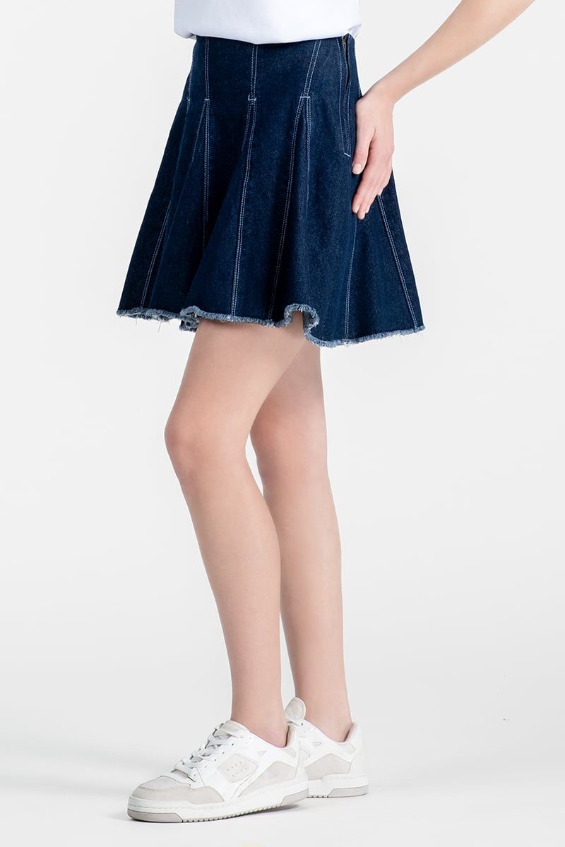  Chân Váy Jeans Form Xòe - FWSK26SS10D-J 