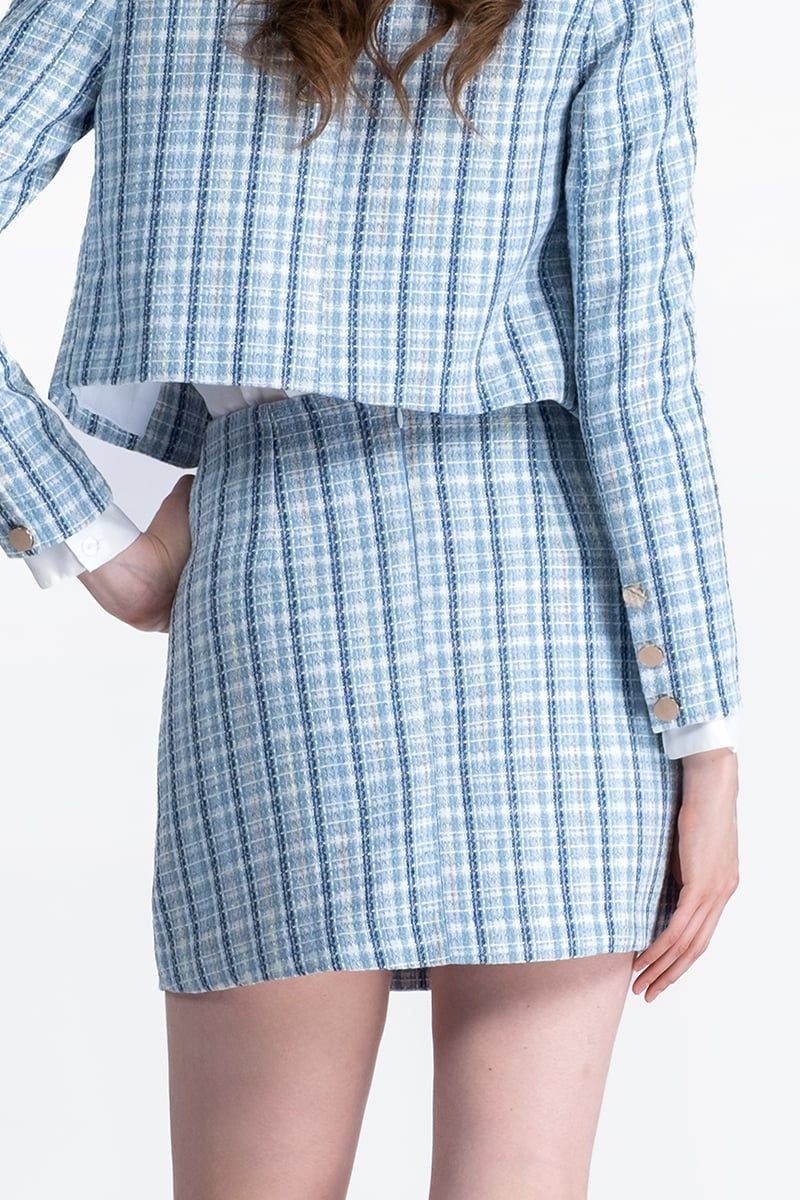 Chân Váy Hoạ Tiết Ca Rô - FWSK26SS14D 