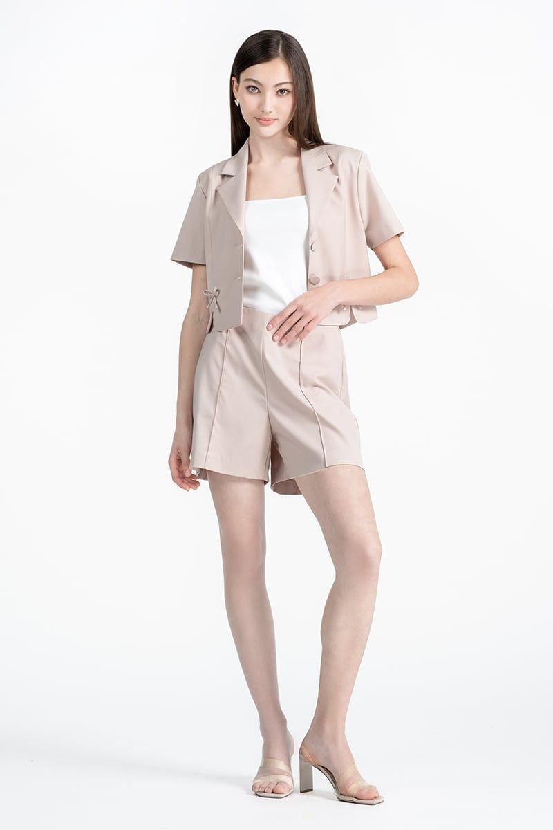  Quần Short Nữ Cạp Cao Thanh Lịch – FWSP25FH05G 