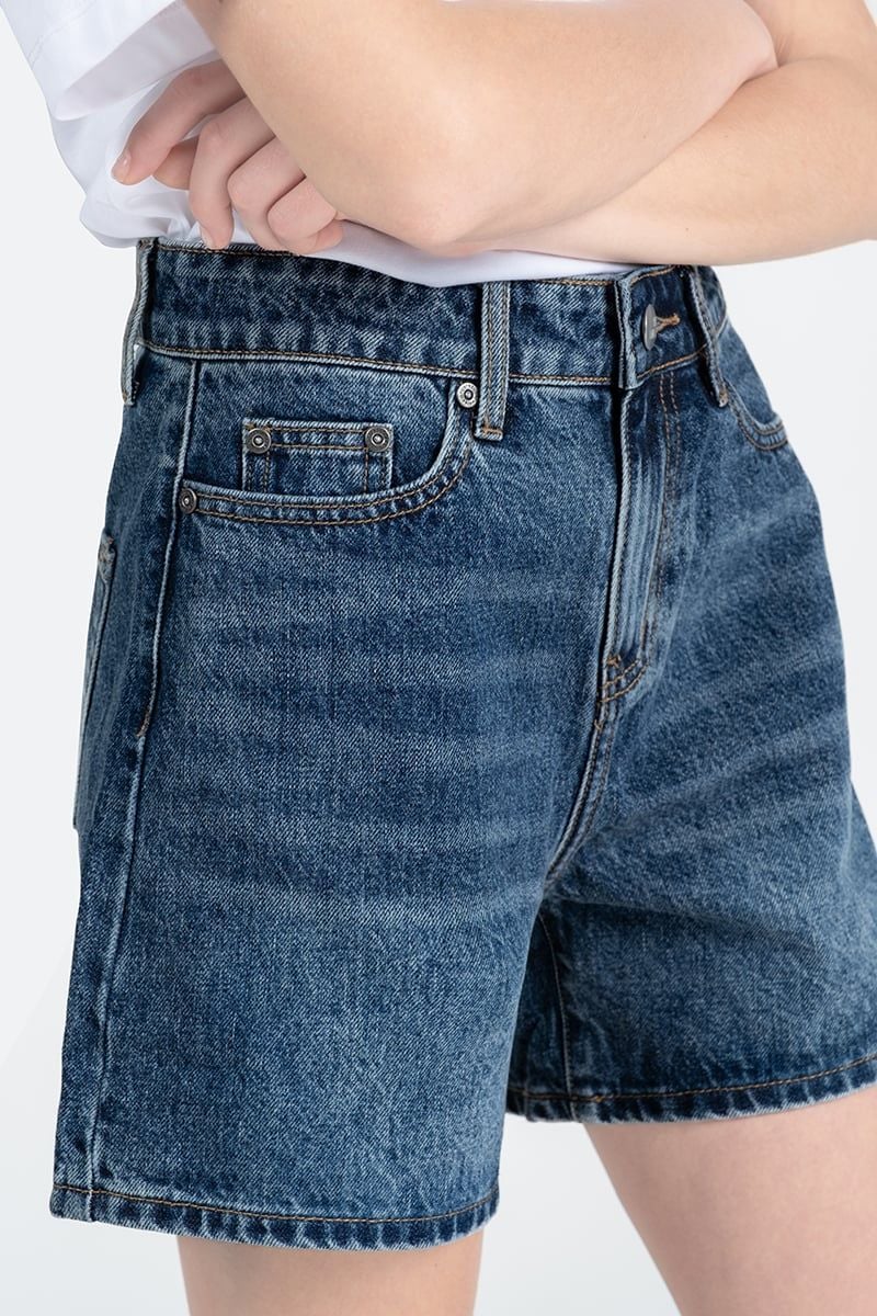  Quần Short Jeans Nữ Form Vừa FWSP25FH07D-J 