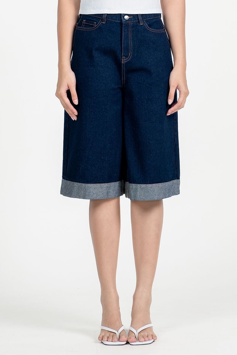  Quần Jeans Lửng Form Bermuda - FWSP25FH08D-J 