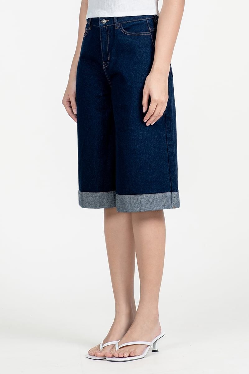  Quần Jeans Lửng Form Bermuda - FWSP25FH08D-J 