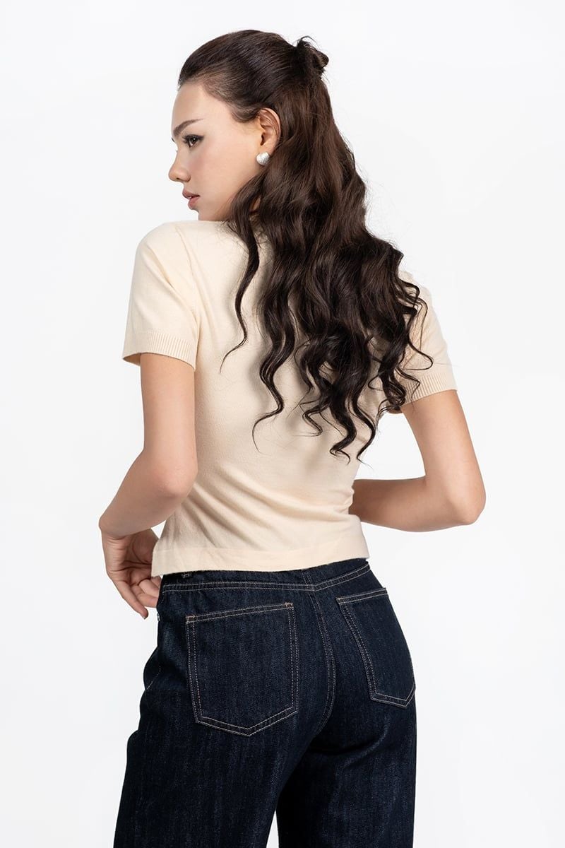  Áo Sweater Cổ Tròn - FWSW26SS02C 