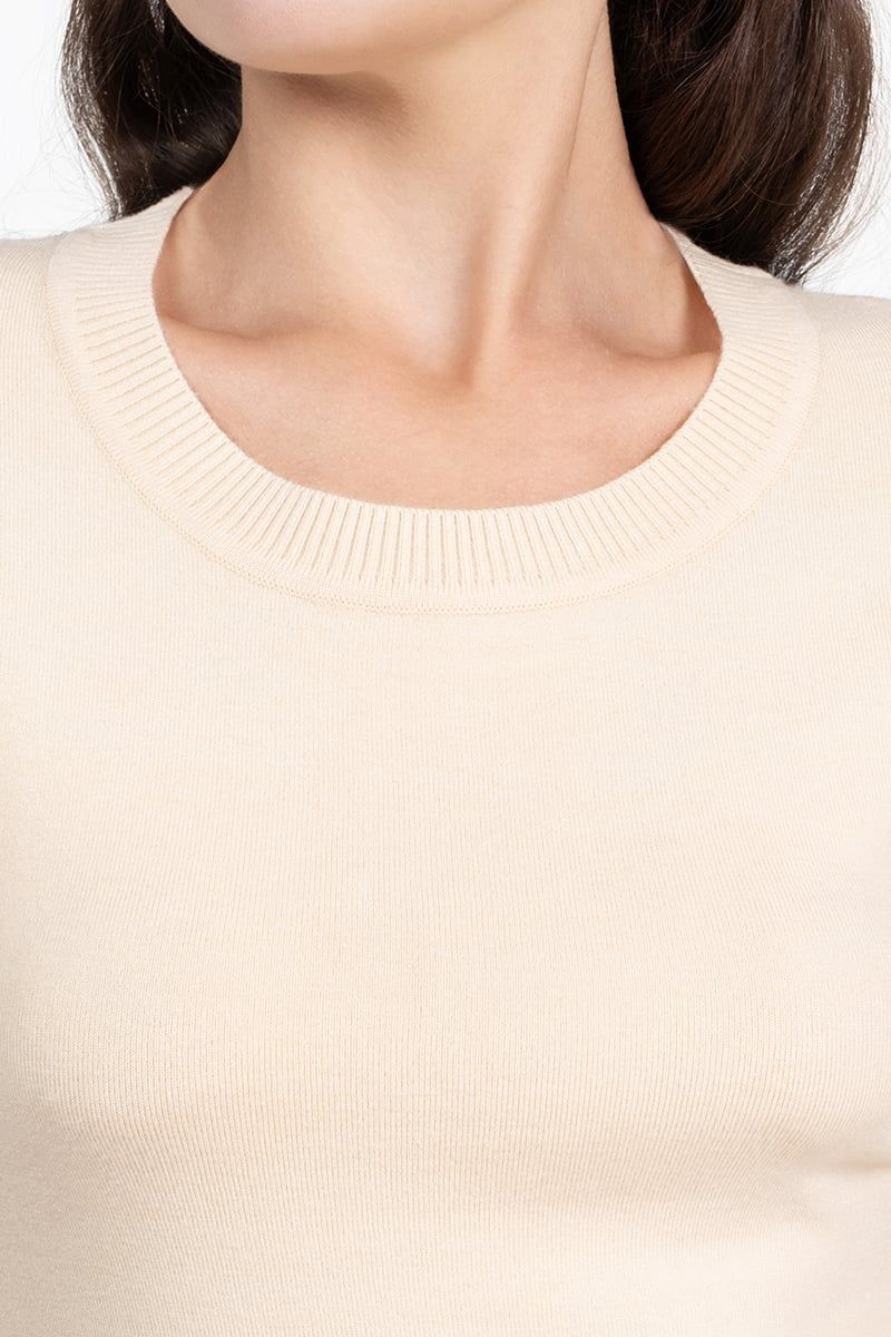  Áo Sweater Cổ Tròn - FWSW26SS02C 