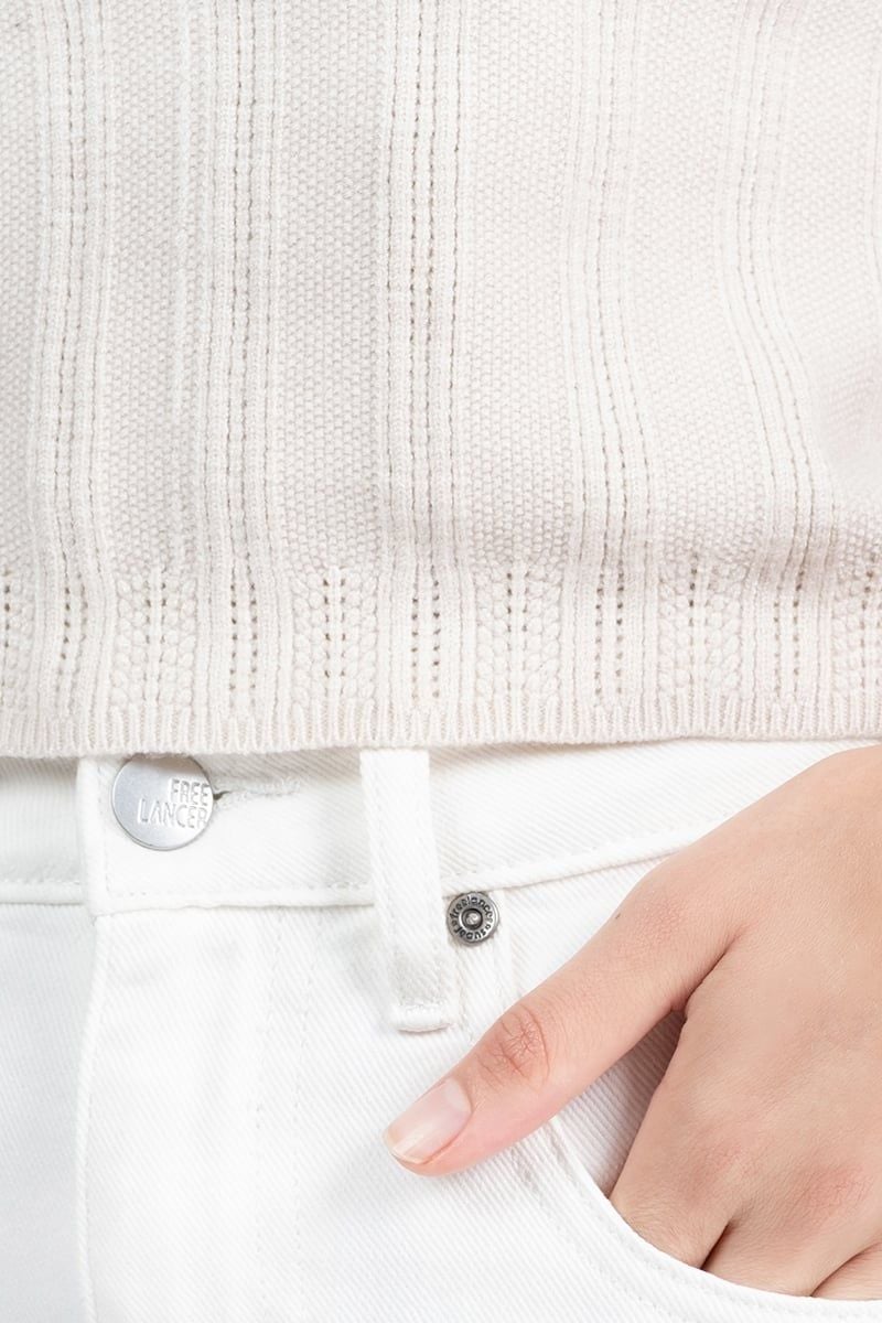  Áo Sweater Cổ V - FWSW26SS03C 