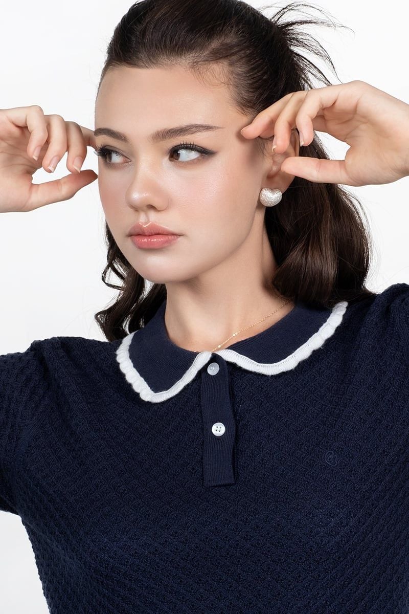  Áo Sweater Viền Tương Phản - FWSW26SS04C 
