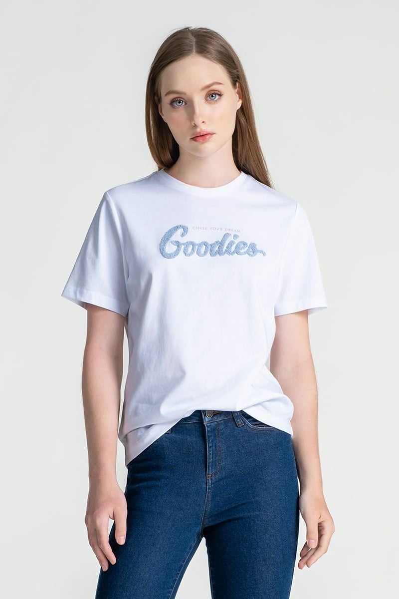  Áo Thun Nữ In Chữ 