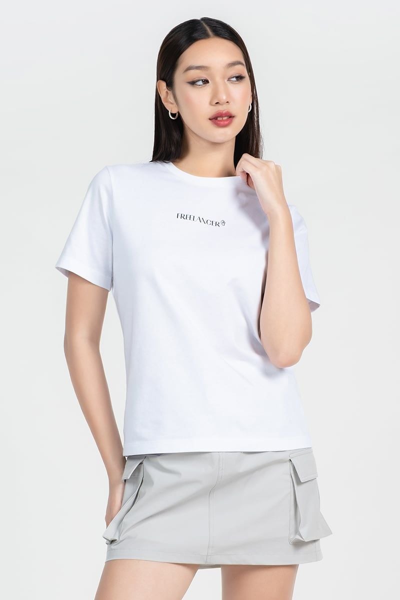  Áo Thun Nữ Graphic Back Print SaiGon – FWTS25FH06G 