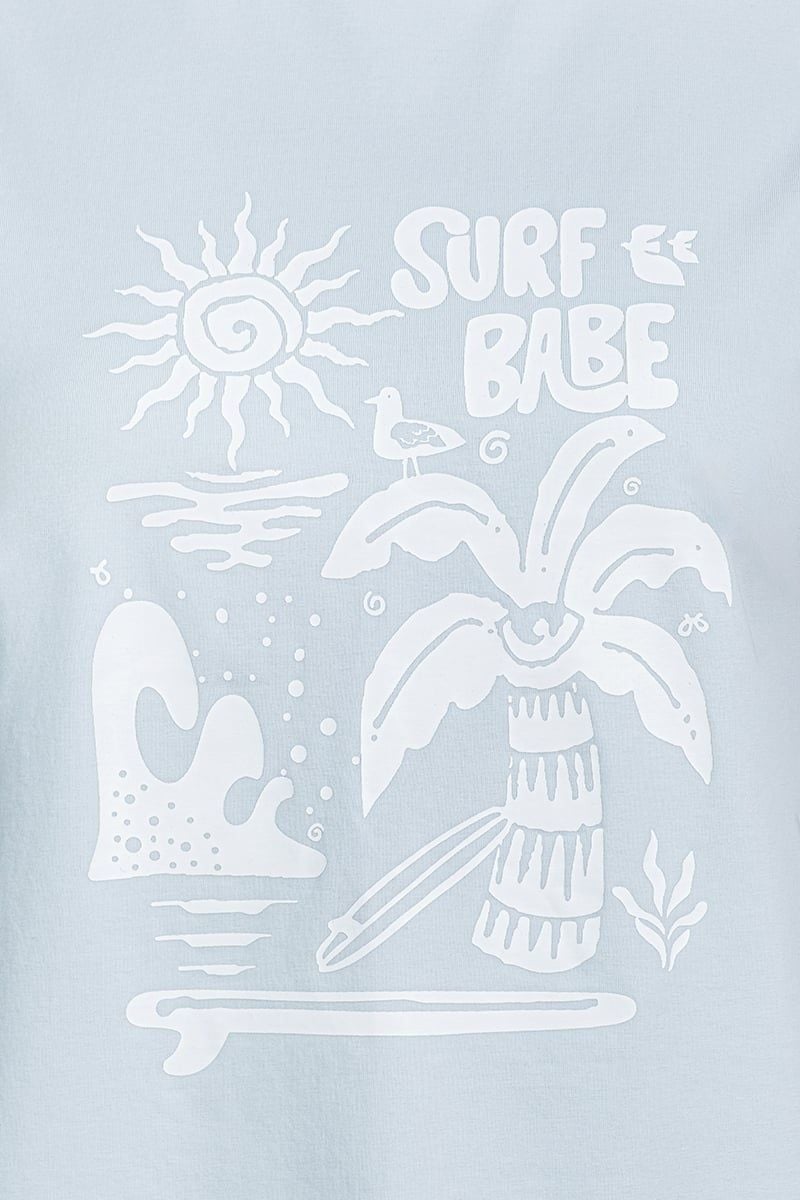  Áo Thun In Hình Surf Babe – FWTS25FH07D 