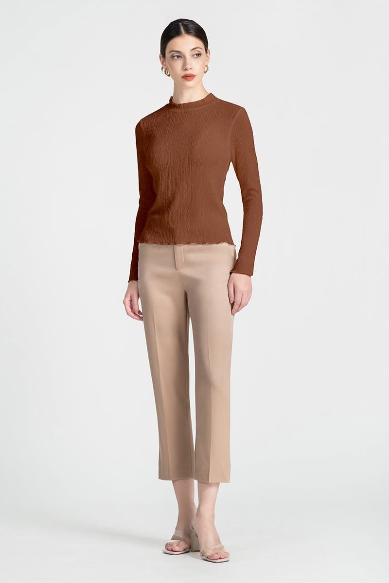  Thun Dài Tay Dệt Vải Texture - FWTS25FH12C 