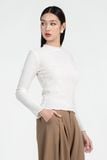  Thun Dài Tay Dệt Vải Texture - FWTS25FH12C 